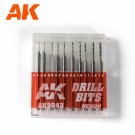 AK Interactive - Drill bits 0,4mm-1,3mm thumbnail