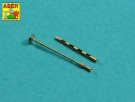 Set of 2  barrels for British Browning .303 aircraft machine guns with  flash hiders thumbnail