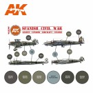 AK-Interactive AK 11714 Spanish Civil War. Legion Condor Aircraft Colors Set thumbnail