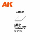 Strips 0.30 x 2.00 x 350mm - STYRENE STRIP thumbnail