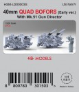 HS Models 1:200 - 40mm Quad Bofors (Early Version) with MK-51 thumbnail