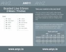 Anyz Braided Line Ø 0.5mm (2 Meters)  thumbnail