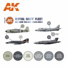 AK-Interactive AK 11754 RN Fleet Air Arm Aircraft Colors 1945-2010 Set thumbnail