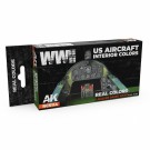 AK-Interactive RCS114 US WWII Aircraft Interior Colors Set thumbnail