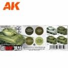 AK-Interactive AK 11643 US Olive Drab Modulation Set thumbnail
