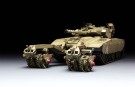 Meng Model 1:35 - Merkava MK.3 BAZ w/Nochri Dalet Mine Roller System (TS-005) thumbnail