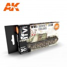 AK-Interactive AK 11657 WWII SOVIET TANK COLORS SET thumbnail