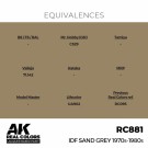 RC881 IDF Sand Grey 1970s - 1980s thumbnail
