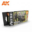 AK-Interactive AK 11632 WOODLAND & FLECKTARN CAMOUFLAGE SET thumbnail