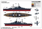 Trumpeter 1:700 - USS West Virginia BB-48 1941 (05771) thumbnail