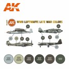 AK-Interactive AK 11718 WWII Luftwaffe Late War Colors Set  thumbnail