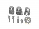 HS Models 1:200 - US Navy Fire Hose & Velve, Life Ring Set thumbnail