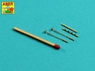 Set of 2  barrels for British Browning .303 aircraft machine guns with  flash hiders thumbnail