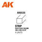 Strips 5.00 x 5.00 x 350mm - STYRENE STRIP thumbnail