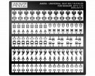 ANYZ Universal Seat Belt Buckles for modern jets 1:48 (photo etched) thumbnail