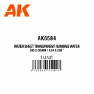 Water Sheet Transparent Running Water 245 x 195mm thumbnail