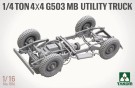Takom 1:16 - 1/4 Ton 4x4 G503 MB Utility Truck (1016) thumbnail