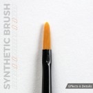 AK-Interactive B014 AK Synthetic Brush - Filbert 2 thumbnail