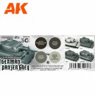 AK-Interactive AK 11642 German Panzer Grey Modulation Set thumbnail
