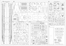 Pontos Model 1:700 - IJN Battleship Yamato 1945 Full Hull Model Kit (70002R1) thumbnail