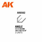 Angle 3.5 x 3.5 x 350mm - STYRENE STRIP thumbnail