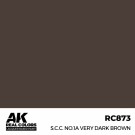 RC873 S.C.C. No.1A Very Dark Brown thumbnail
