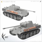 Faustus Models 1:35 - FM35020 Panther Tool Racks (Factory new) thumbnail