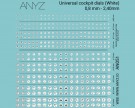 ANYZ Universal cockpit dials (White) 0,8 mm - 2,40 mm thumbnail