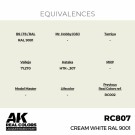 RC807 Cream White RAL 9001 thumbnail