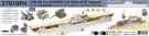Pontos Model 1:200 - USS CV-6 Enterprise 1942 Detail Up Set Teak Tone Wooden Deck (for Trumpeter 03712) (27010FN) thumbnail
