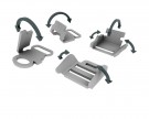 ANYZ Universal Seat Belt Buckles for modern jets 1:48 (photo etched) thumbnail