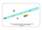 7,5cm/5,5cm Pak 41 L/57 gun barrel with muzzle brake for German Tank Pz.Kpfw. VI Ausf. C (VK36.01) thumbnail