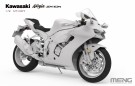 Meng Model 1:9 - Kawasaki Ninja ZX-10R (MT007) thumbnail