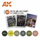AK-Interactive AK 11734 WWII US Aircraft Interior Colors Set thumbnail