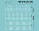 ANYZ Remove before flight signs 7,0 mm + 8,5 mm + 10,0 mm (WHITE) thumbnail