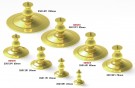 Pontos Model - Buffed and Polished Solid Brass Pedestals Type 25 (35010P1) thumbnail