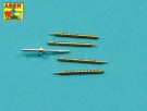 Armament for U.S. fighter Lockheed P-38 F/G Lighting: 1 x 20mm & 4x 12,7mm gun barrels thumbnail