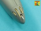 Armament for U.S. fighter Lockheed P-38 F/G Lighting: 1 x 20mm & 4x 12,7mm gun barrels thumbnail