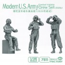 Magic Factory 1:35 - 7511 Modern US Army Combat Vehicle Crew Set (2020s) thumbnail