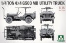 Takom 1:16 - 1/4 Ton 4x4 G503 MB Utility Truck (1016) thumbnail