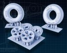 ANYZ Resin Wheel set for KOTARE 1/32 Spitfire MK I thumbnail