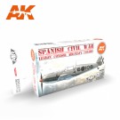 AK-Interactive AK 11714 Spanish Civil War. Legion Condor Aircraft Colors Set thumbnail