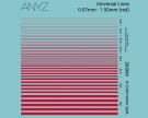 ANYZ Universallinjer 0,07 mm - 1,50 mm (rød) thumbnail