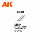 ﻿Strips 0.30 x 0.50 x 350mm - STYRENE STRIP thumbnail