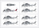 HS Models 1:350 - Bell UH-1Y Venom - Decal Set (for HS Models kits) thumbnail