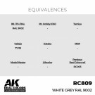 RC809 White Grey RAL 9002  thumbnail