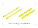Set of 2  barrels for British Browning .303 aircraft machine guns without flash hiders thumbnail