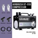 Gaahleri Dual Drive Series Airbrush Air Compressor GT-918 thumbnail