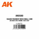 Square Pavement Brick Small 4MM/156 Sheet 245x195 thumbnail