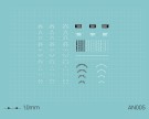 ANYZ Universal Labels and Stencils 1:48 Part 1 (white) thumbnail